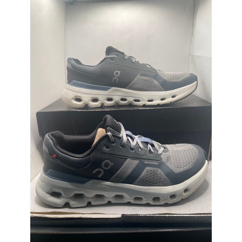 On MENS Cloudrunner 2 "Alloy Chambray" 3ME10143194 Size 9